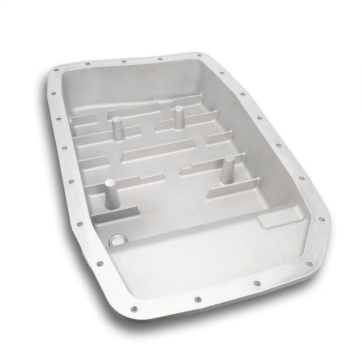 07-19 F150/Expedition/Navigator, 17-19 Super Duty 6R80/6R100 Cast Aluminum Transmission Pan Black Pacific Performance Engineering 328051220 - Image 3