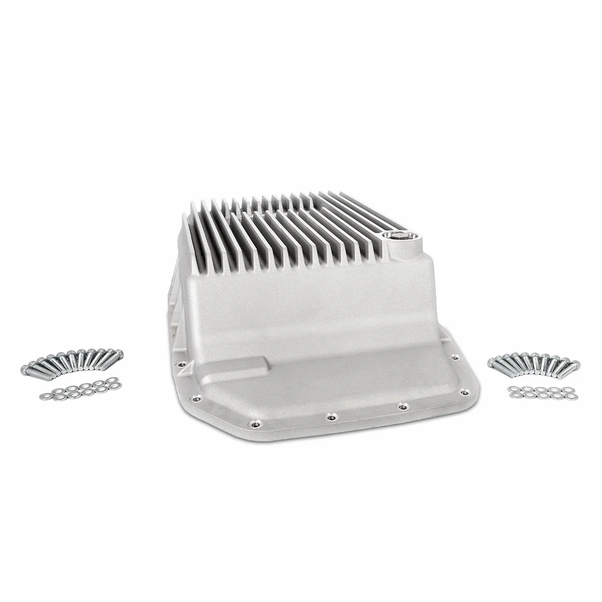 07-19 F150/Expedition/Navigator, 17-19 Super Duty 6R80/6R100 Cast Aluminum Transmission Pan Raw Pacific Performance Engineering 328051200 - Image 2