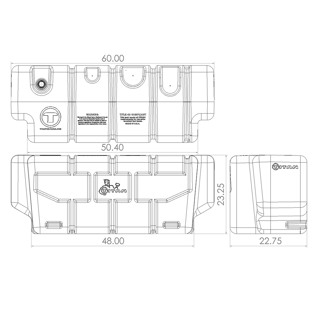 100 Gallon In-Bed Transfer Tank - Image 4