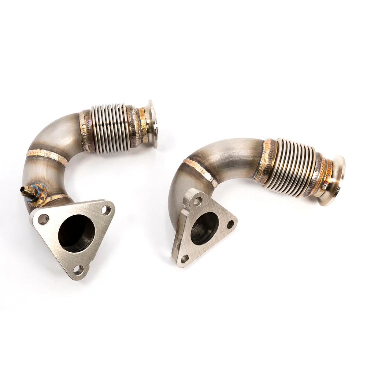 11-14 Pickup/11-16 Chassis Cab Ford 6.7L Power Stroke High-Flow Up-Pipes-Stainless Steel Pacific Performance Engineering 316119511 - Image 7
