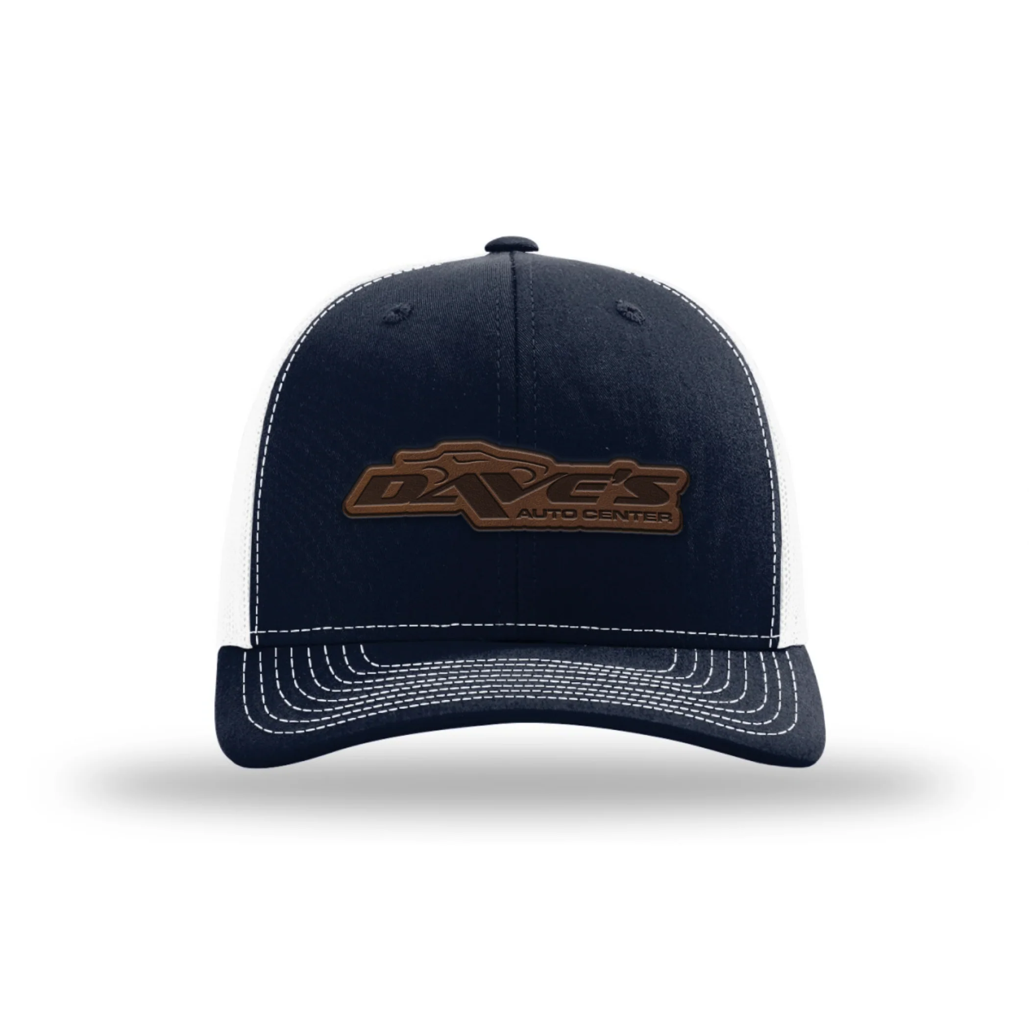 Daves Leather Patch Trucker Hat - Image 4