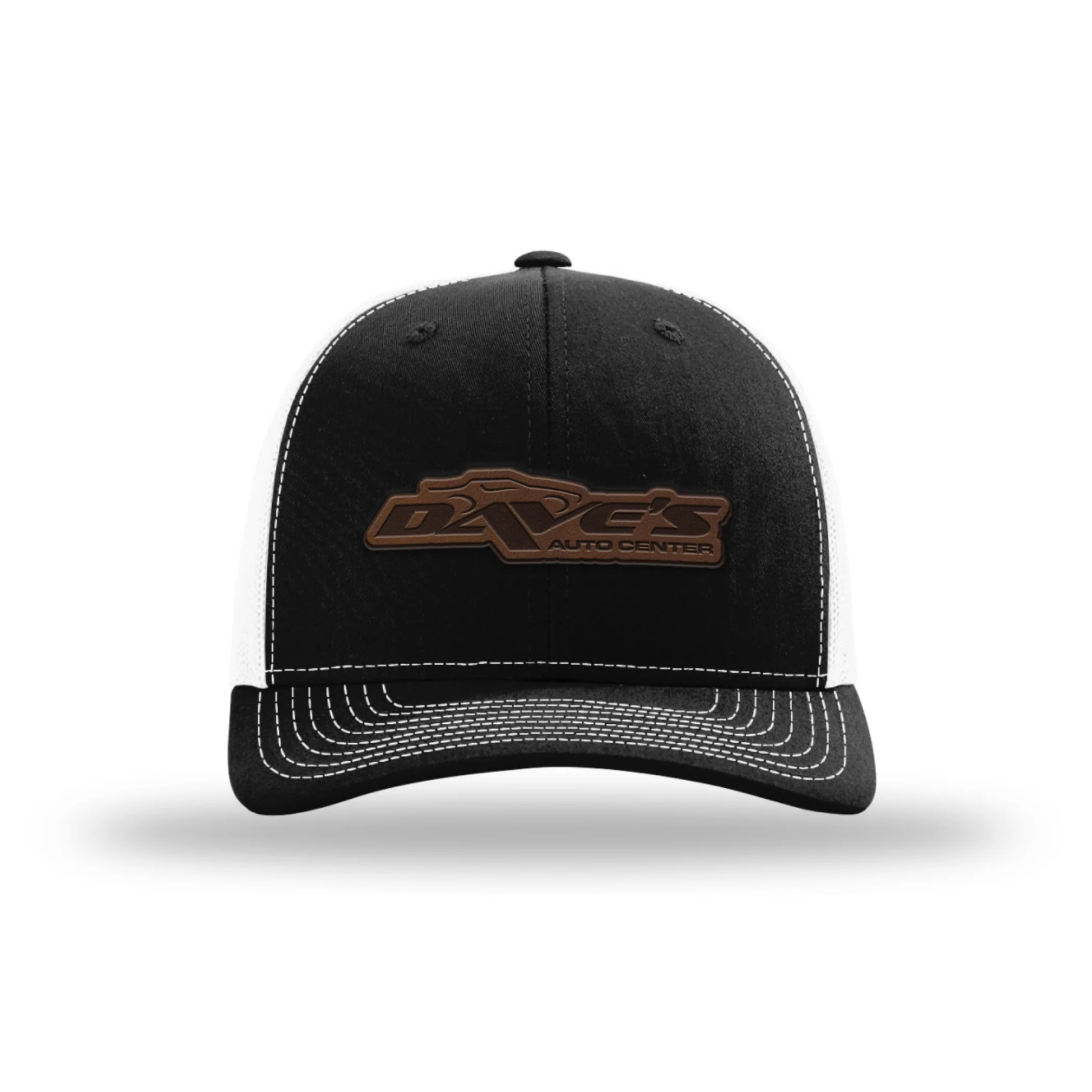 Daves Leather Patch Trucker Hat - Image 6
