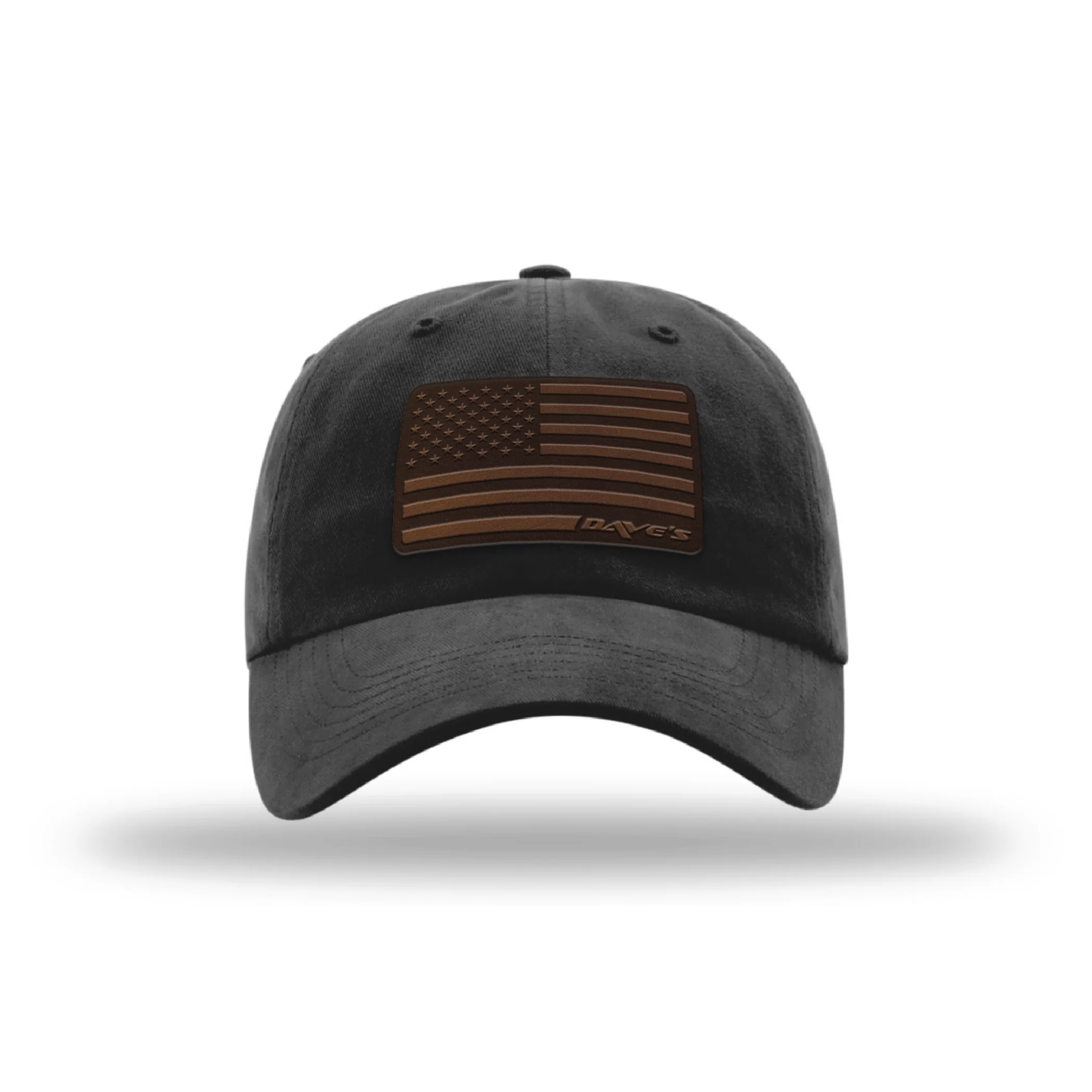 Daves Flag Leather Patch Classic Cap - Image 3