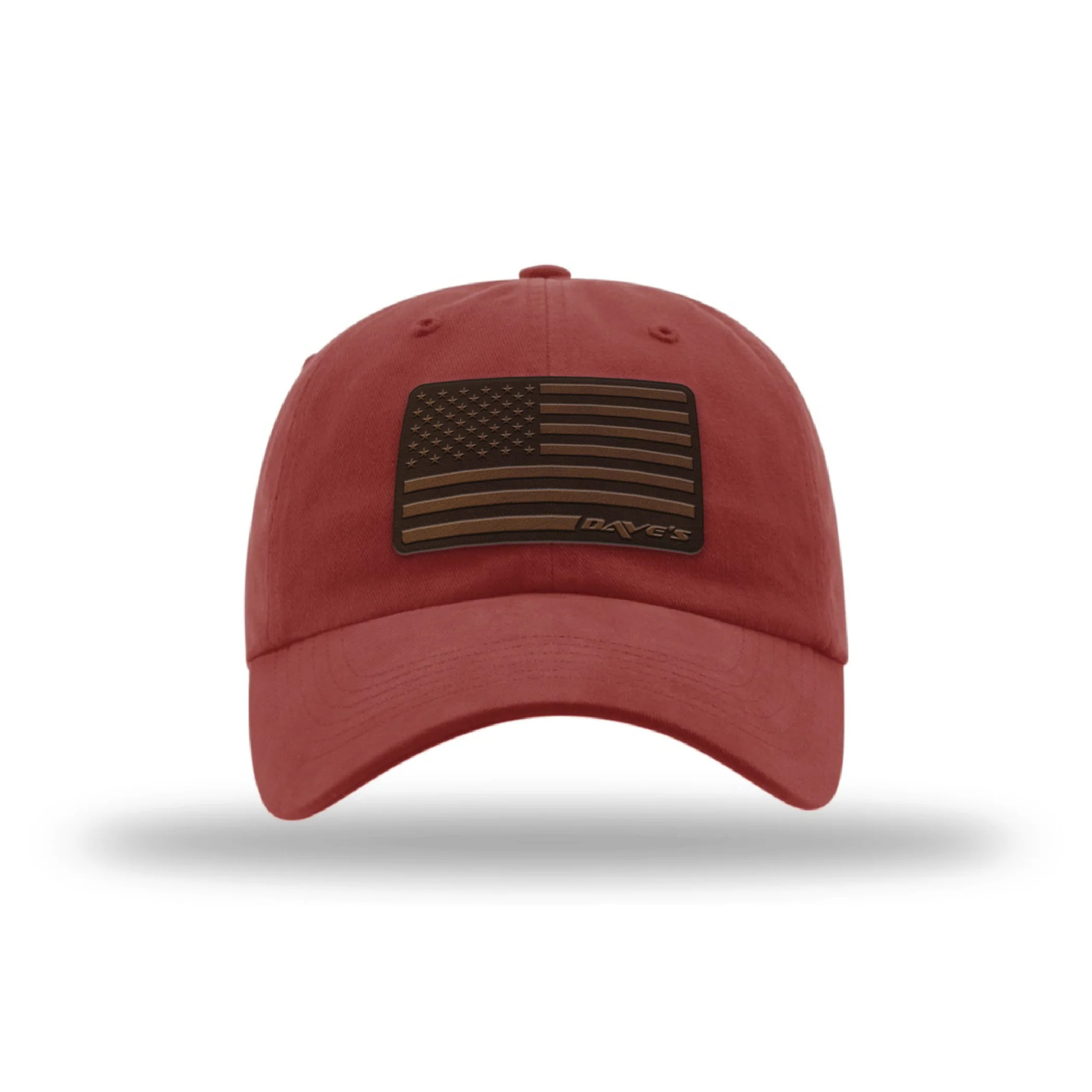 Daves Flag Leather Patch Classic Cap - Image 4