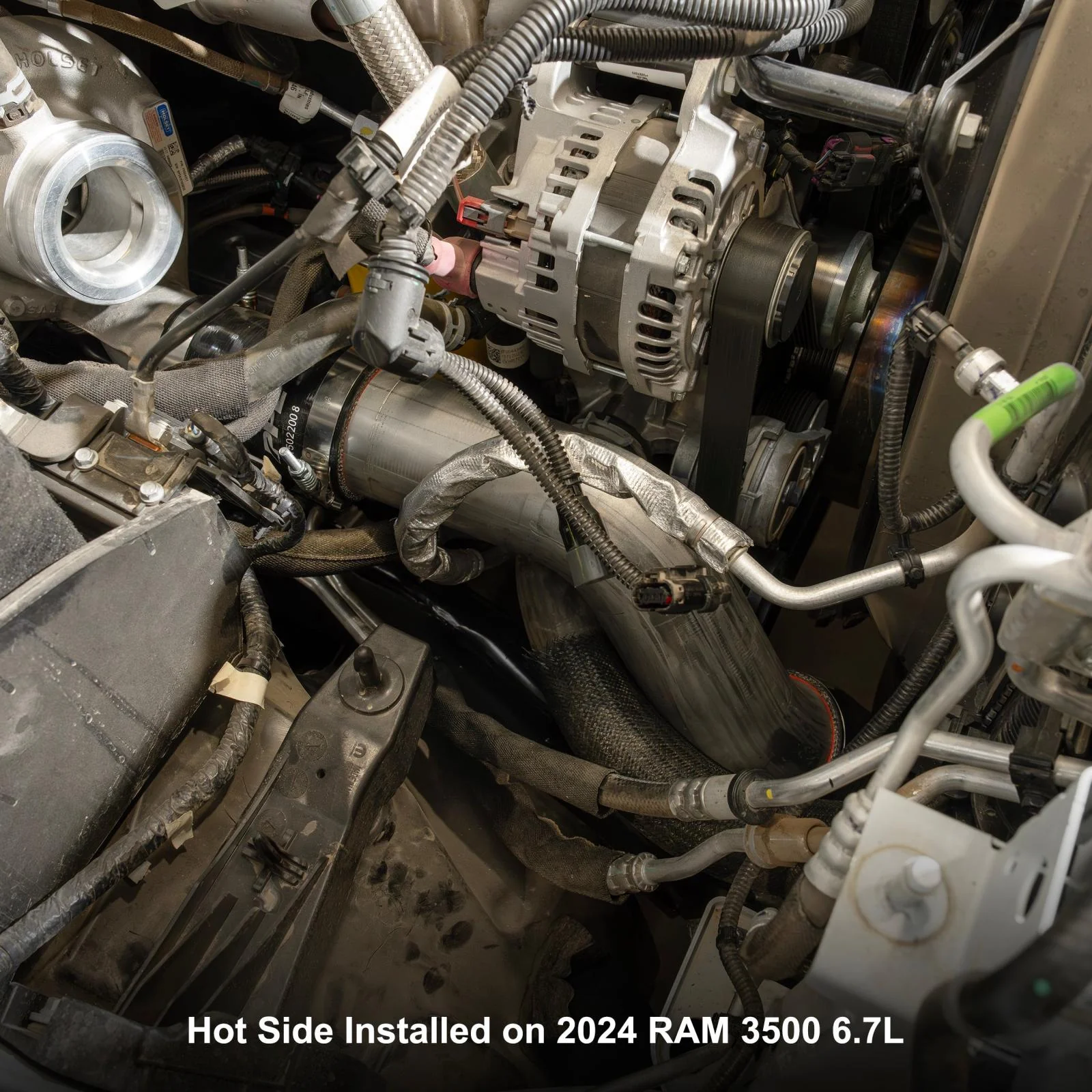 19-25 RAM 6.7L Cummins Hot and Cold Side Intercooler Charge Pipe Kit Raw Pacific Performance Engineering 215022000 - Image 4