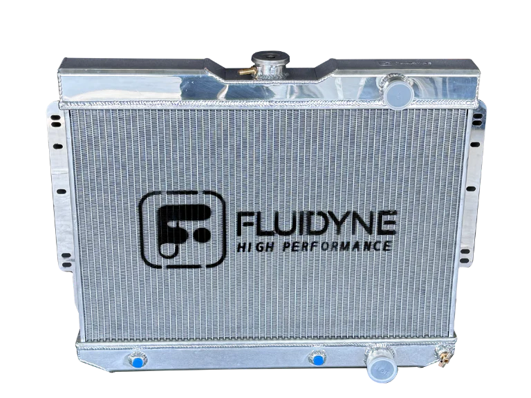 1960-1965 GM Chevy 3 Row Automatic Polished Aluminum Radiator 28x21
