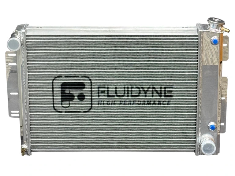 1967-1969 GM Chevy Camaro, Firebired Automatic Polished Aluminum Radiator - 1967-1969 GM Chevy Camaro, Firebird 3 Row Automatic Polished Aluminum Radiator 29x19