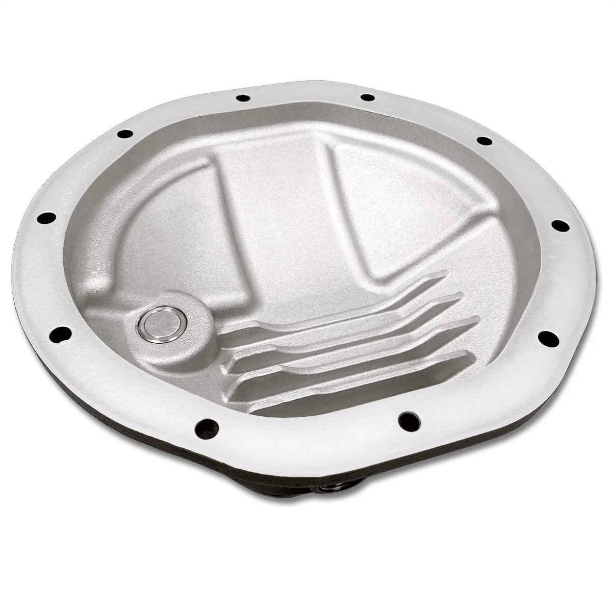1972-2013 GM K1500 8.5 Inch -10 Heavy-Duty Aluminum Rear Differential Cover Brushed 138051310 - Image 5