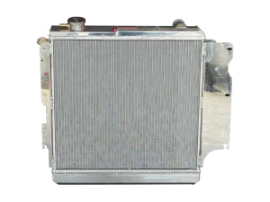 1987-2006 Jeep Wrangler, YJ,TJ,Automatic, 26"x24'' SBC Swap, Polished Alum, 3-row, Billet Cap
