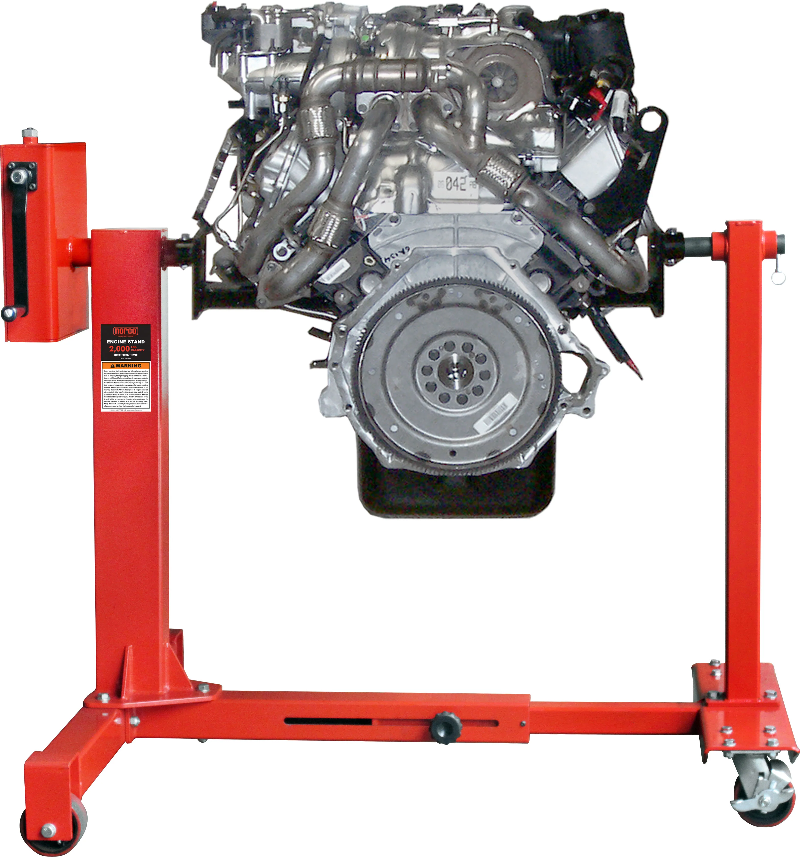 2,000 Lbs. Capacity 75:1 Gear-Driven Engine Stand - Image 4