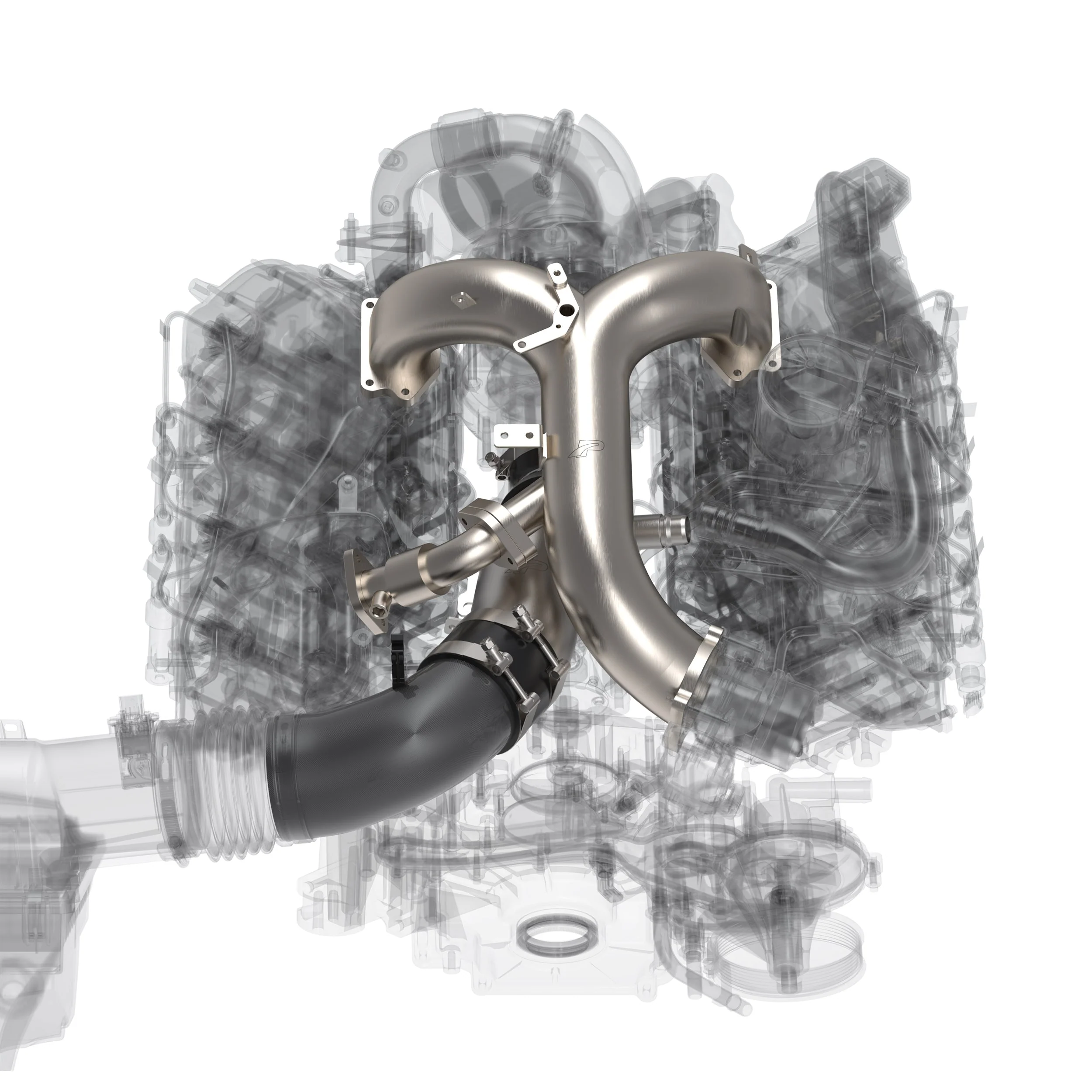 20-25 Ford 6.7L Power Stroke Zilla Intake Manifold and Turbo Inlet Kit-Polished Pacific Performance Engineering 315054030 - Image 9