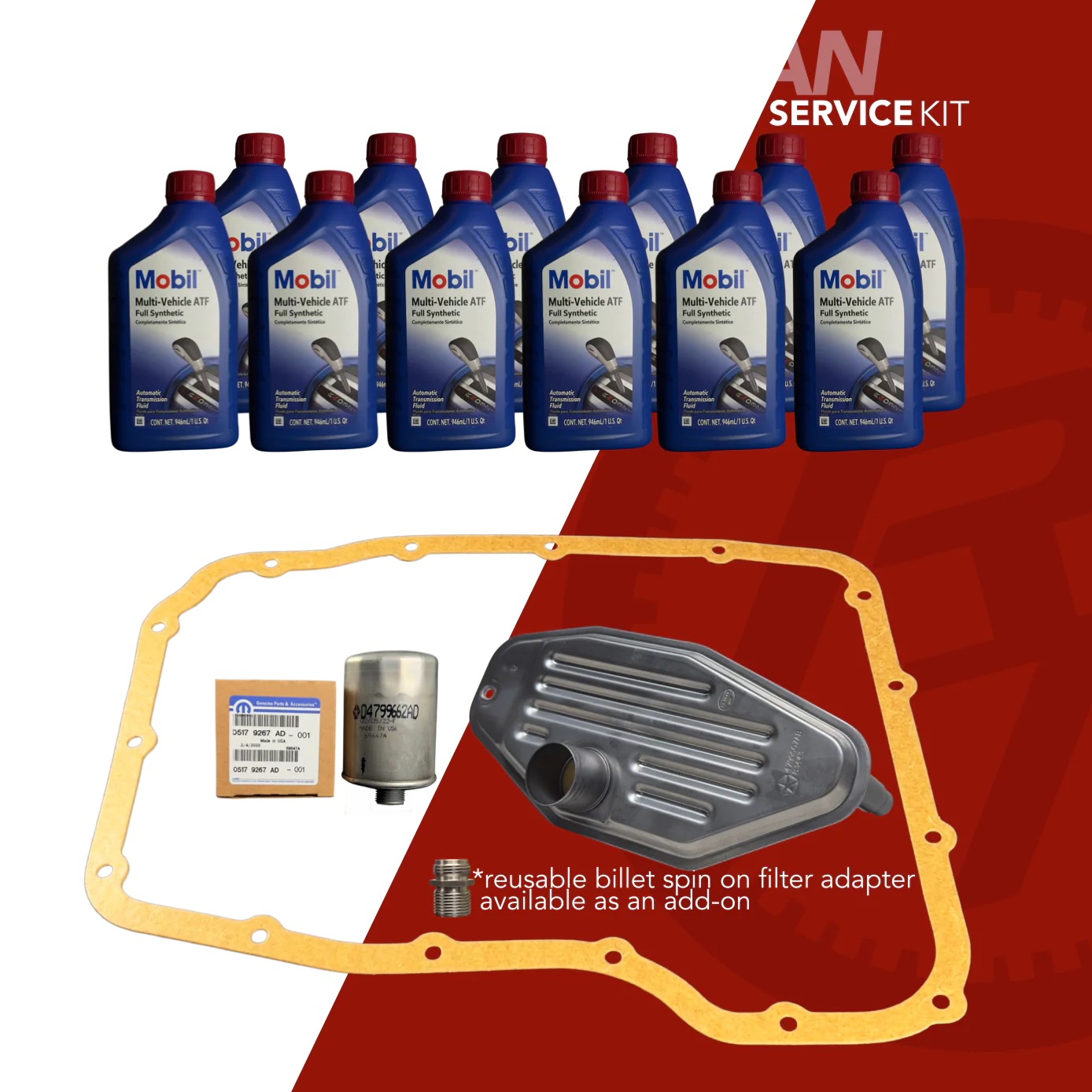 2007 - 2024 68RFE DEEP PAN SERVICE KIT 68RFE-D111