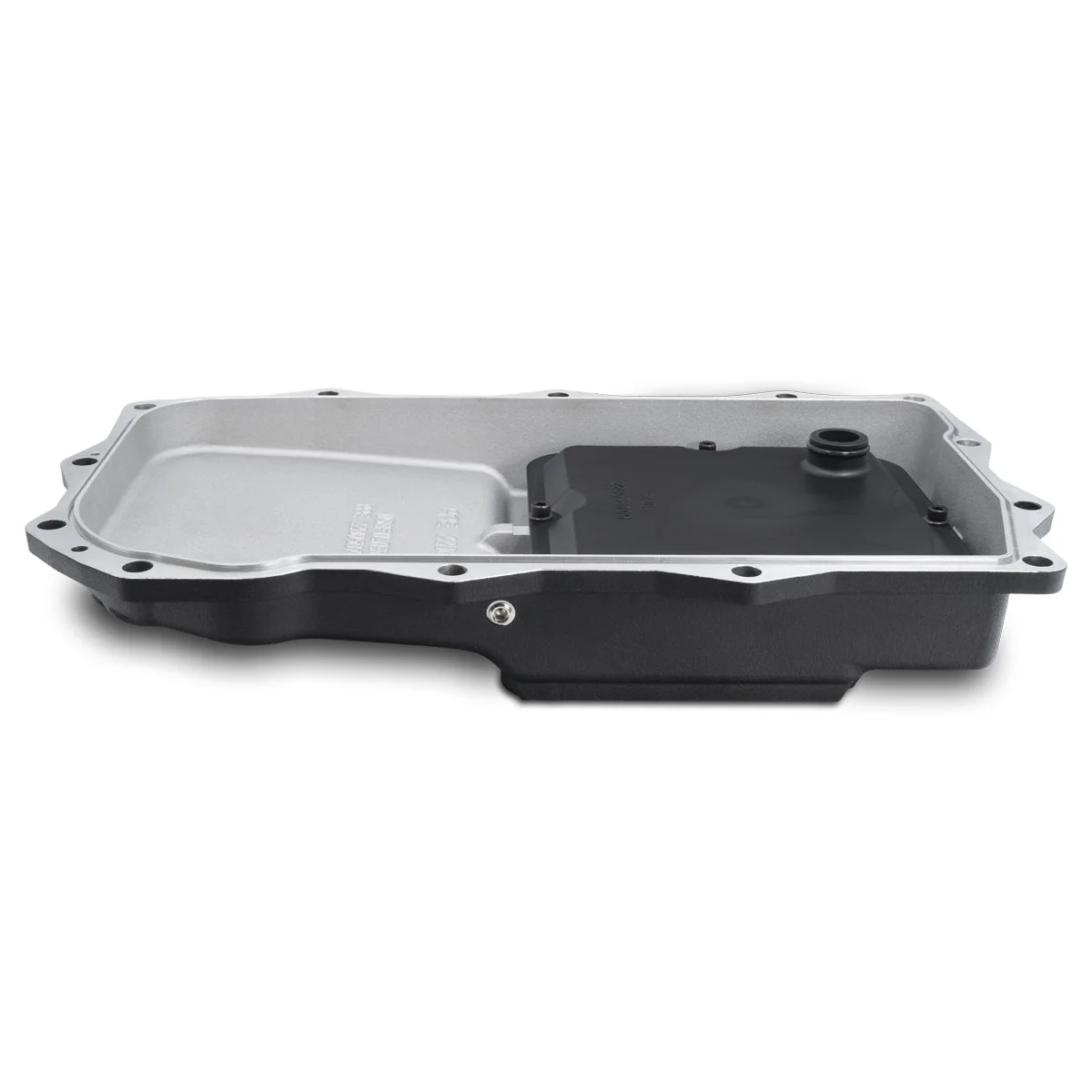 2010-2022 w/ ZF-8 Speed Heavy-Duty Cast Aluminum Transmission Pan Black 228053420 - Image 2