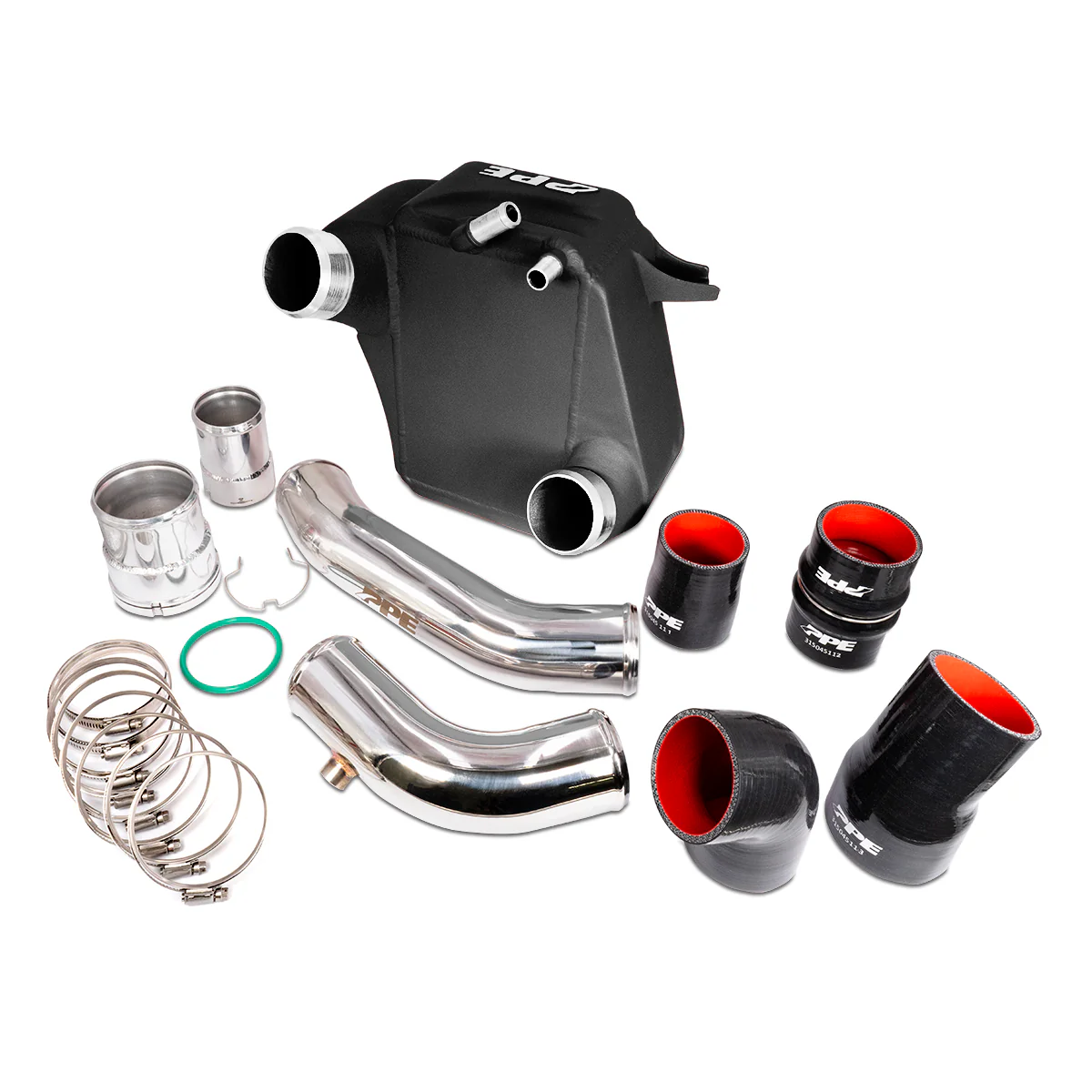 2011-2023 Ford 6.7L Air To Water Intercooler Kit Black PPE Performance 315045120