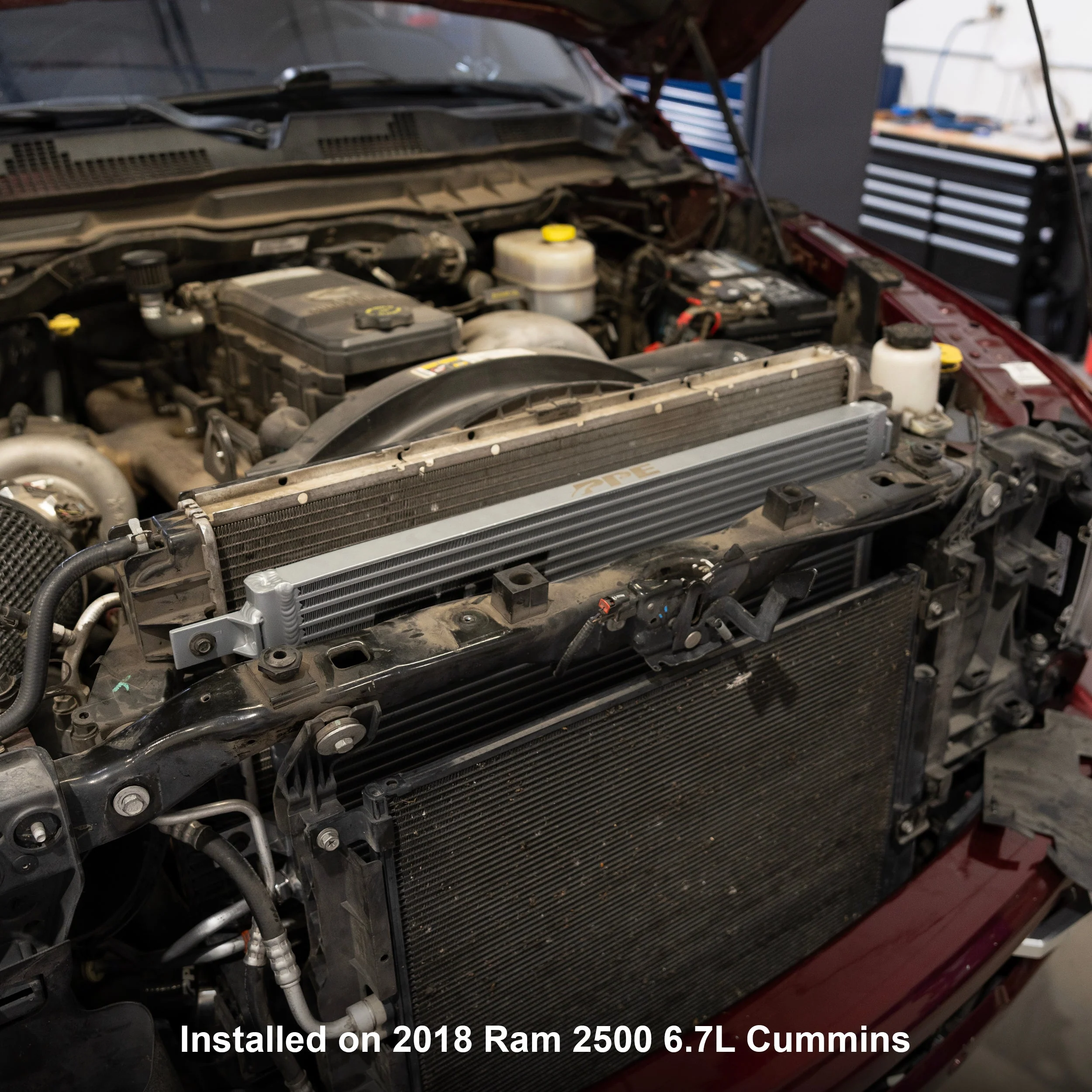 2015-2018 RAM 2500/3500 68RFE/AS69RC Bar and Plate Transmission Cooler - Image 6