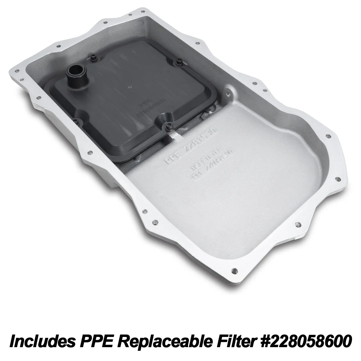 2018-2022 Jeep JL/JT 2.0L/3.0L w/ 850RE Trans Heavy-Duty Cast Aluminum Deep Transmission Pan Black 228153020 - Image 2