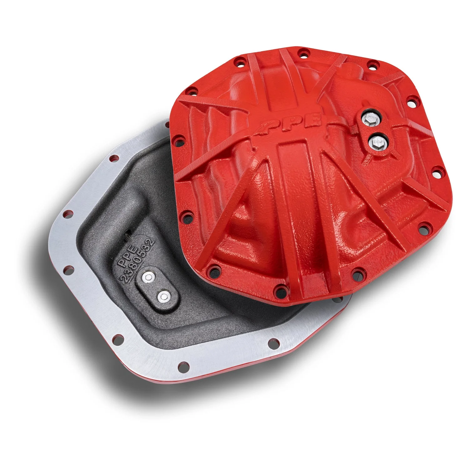 2018-2023 Jeep JL/JT/Ford Bronco Dana-M220 Heavy-Duty Nodular Iron Rear Differential Cover Red PPE Diesel 238053212 - Image 2