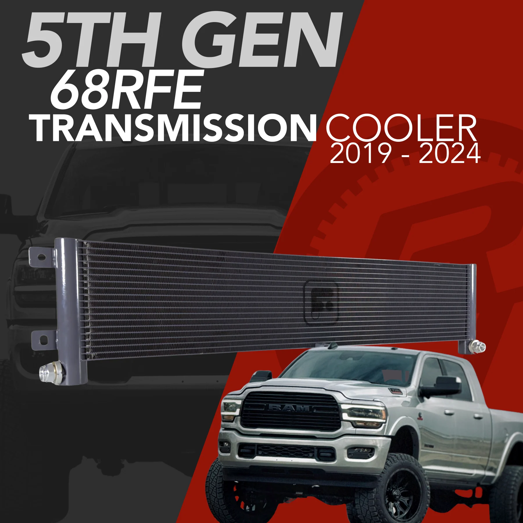 2019 - 2024 5TH GEN 68RFE / AS69 FLUIDYNE EXTREME DUTY COOLER TOC.68.1924