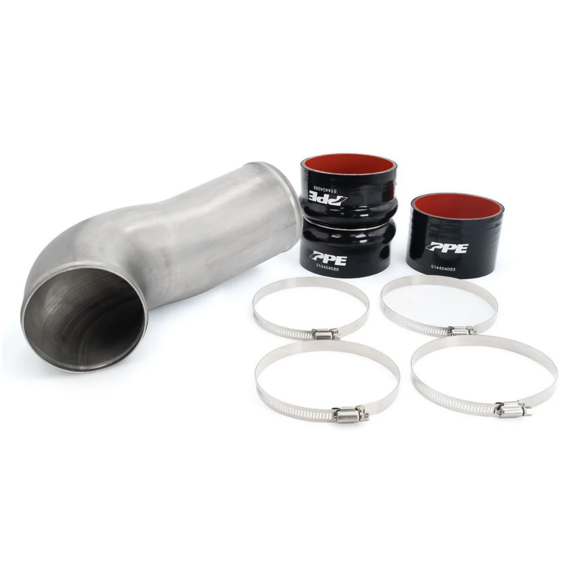 2020-2023 GM 6.6L Duramax Turbo Inlet Upgrade Kit Polished PPE Diesel 115020130 - Image 3