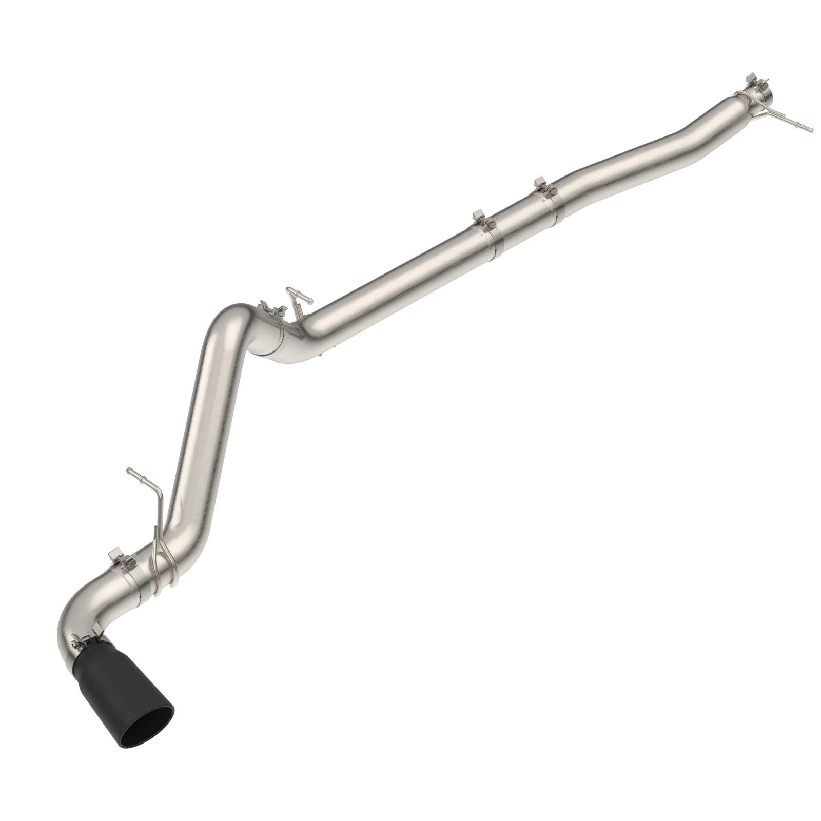 23-25 GM 3.0L Duramax 304 Stainless Steel DPF-Back Performance Exhaust Kit - Single Exit Raw Pipe Black Tip Pacific Performance Engineering 117150020