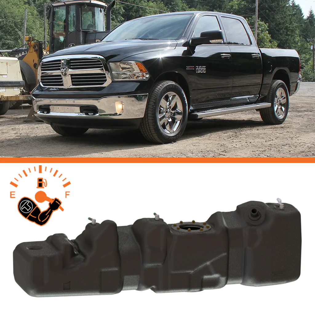 39 Gallons Fuel Tank. RAM 1500 EcoDiesel, Crew Cab, 6 ft. 4 in. Bed ---2014-2019