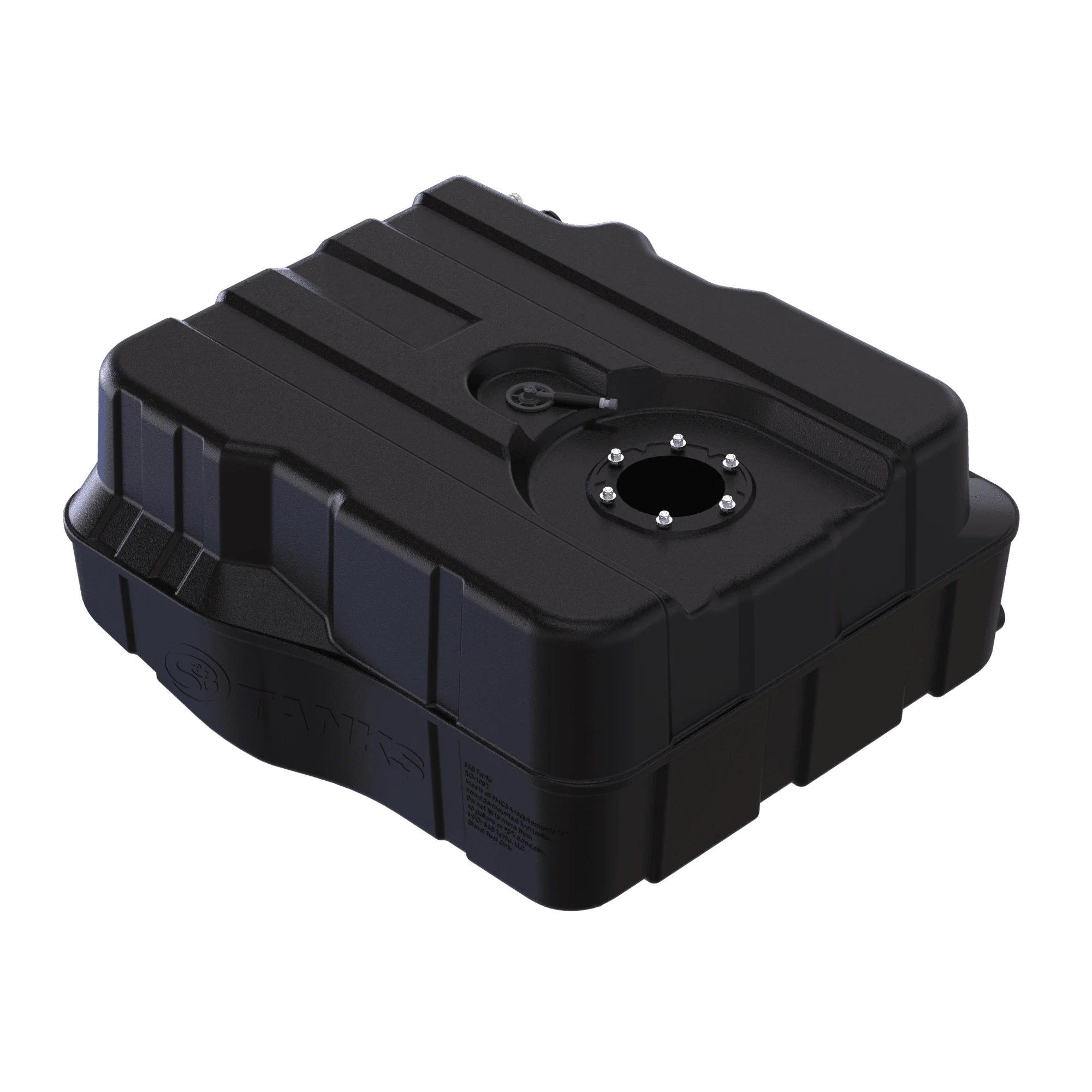 40 Gallon, After Axle, Replacement Fuel Tank 2000-10 Ford Powerstroke 7.3L, 6.0L, 6.4L Cab Chassis - Image 3