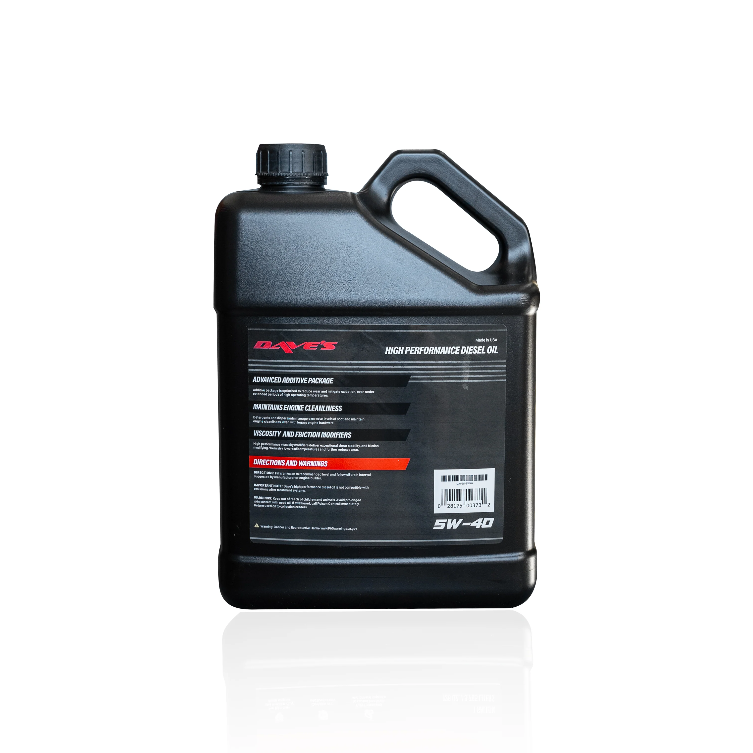 High performance diesel oil 5W-40 (1 gallon) - Image 2