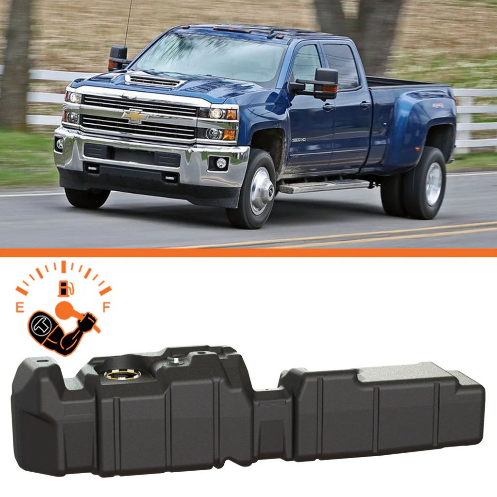 66 Gallons Fuel Tank. GM Crew Cab, Long Bed 2017-2019
