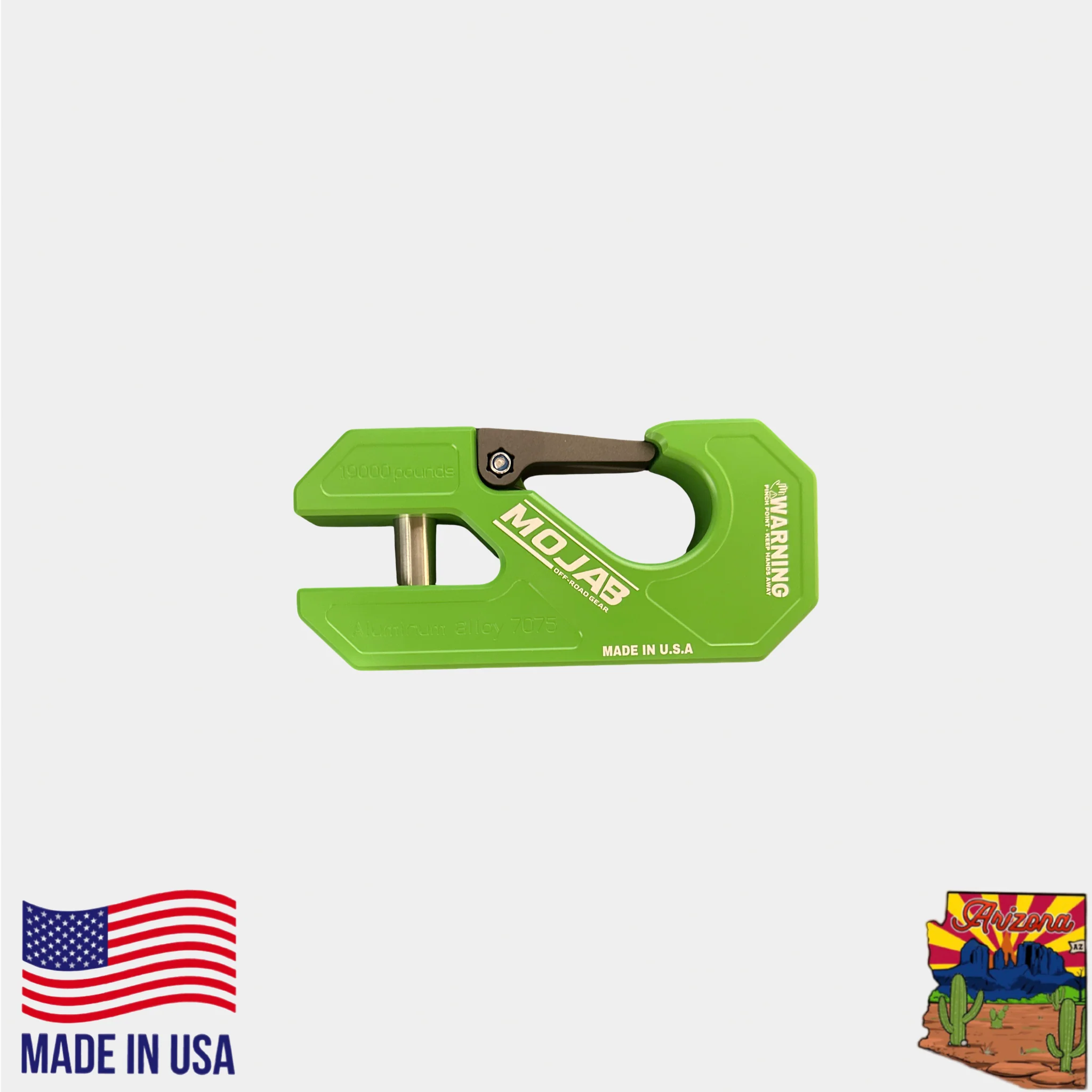 Aluminum winch shackle, closed latch (LIFE TIME WARRANTY*) - Image 15