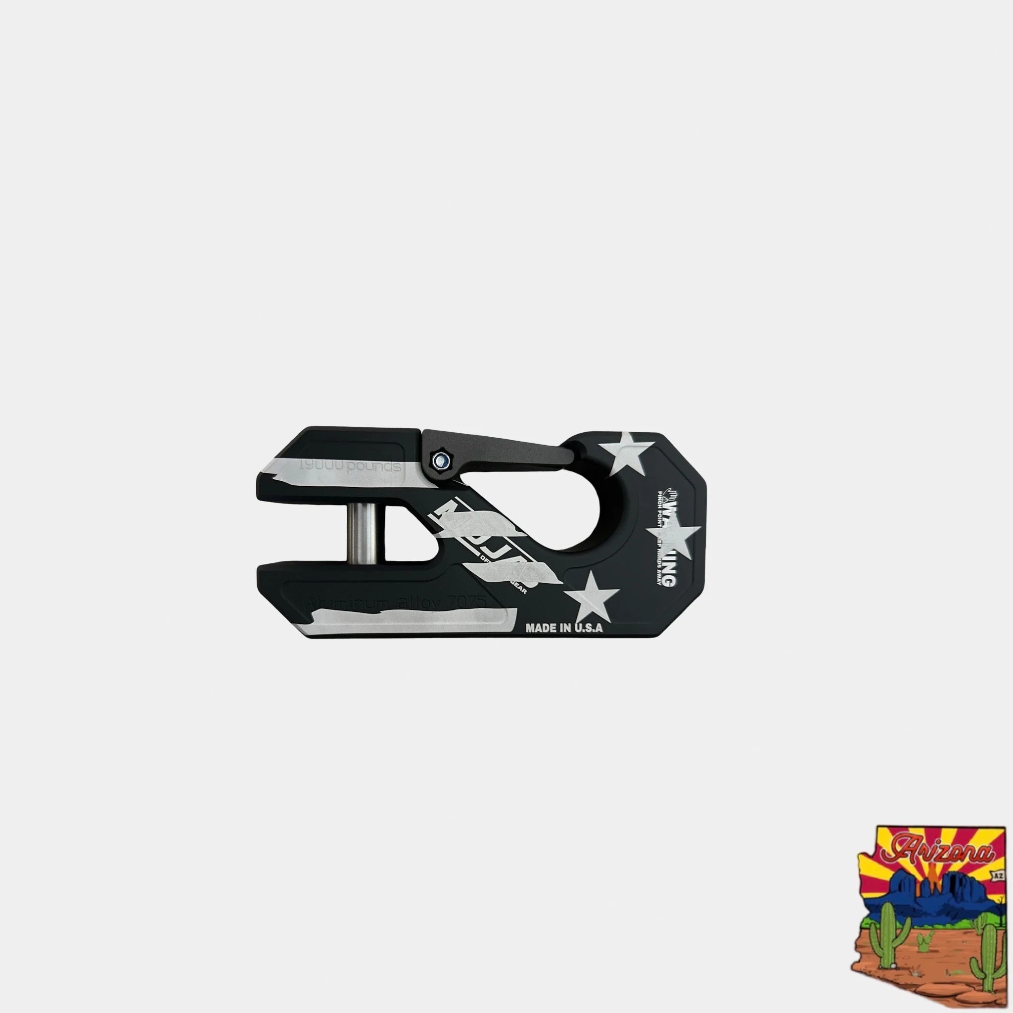 Aluminum winch shackle, closed latch (LIFE TIME WARRANTY*) - Image 19