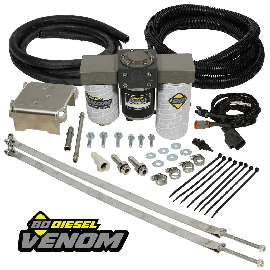 BD Venom Power Stroke Fuel Lift Pump c/w Filter & Separator Ford 6.4L 2008-2010 1050319