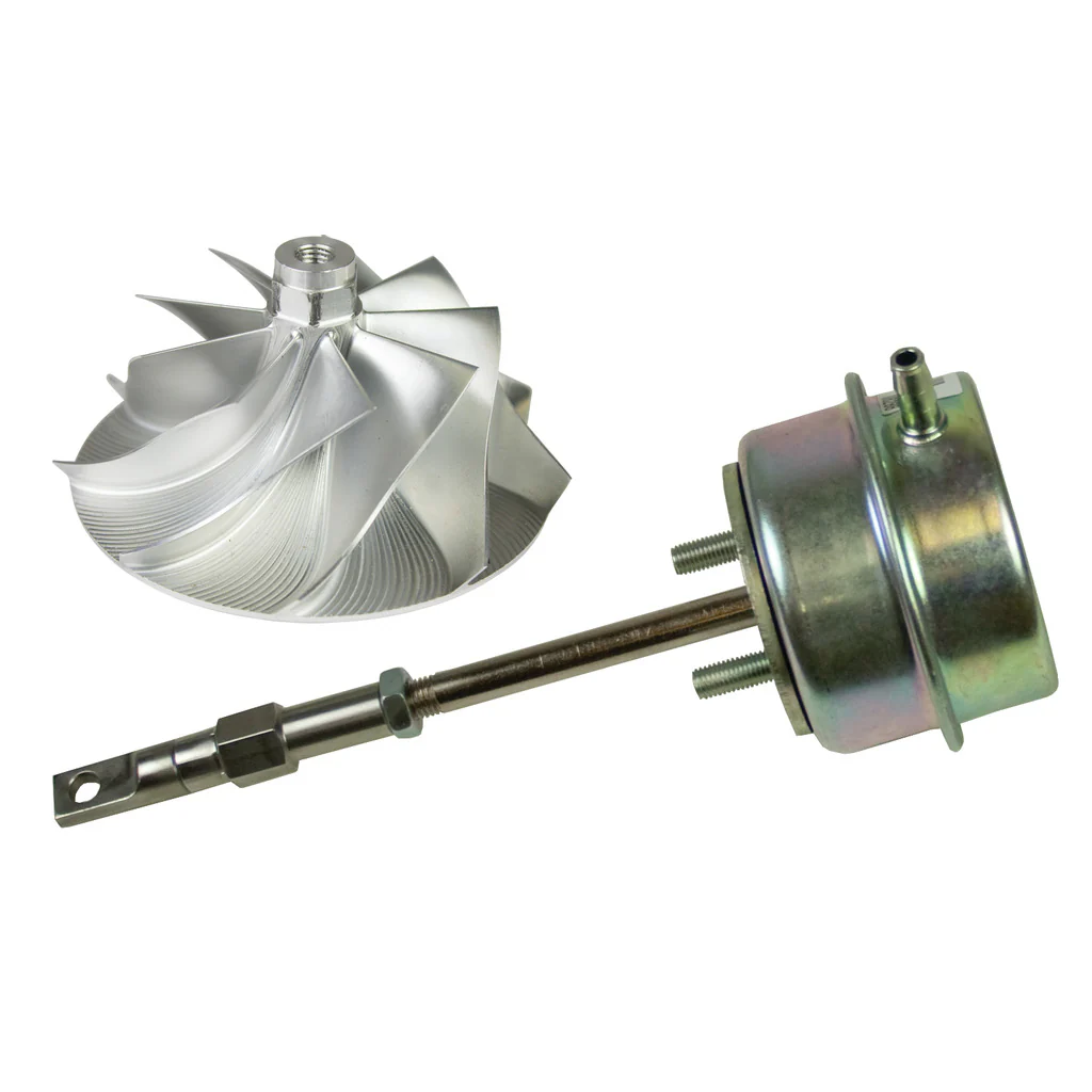 Billet Wheel & Waste Gate Combo Kit - 1999.5-2003 7.3L Ford OEM/Garrett Turbo 1047002