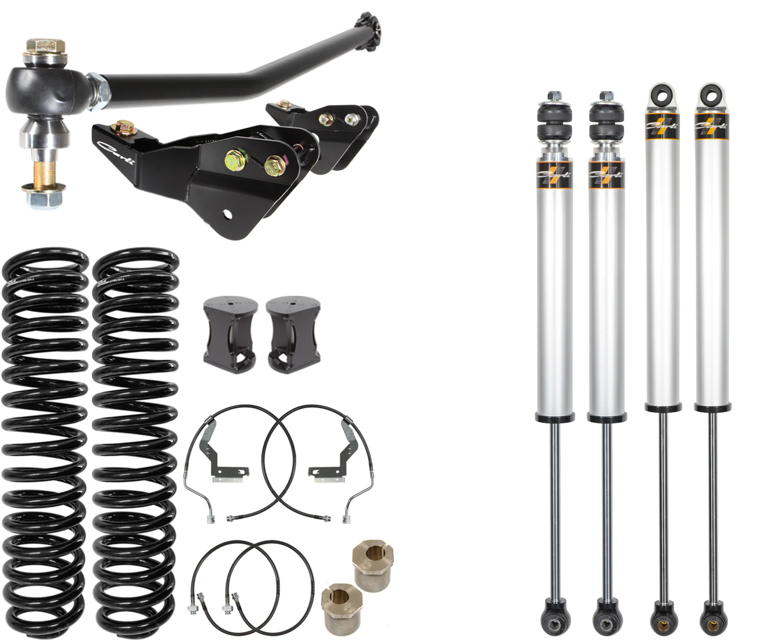Carli Commuter 2.0 System, Base, 4.5/5.5" Lift, 2017-22 Ford F250/F350, Diesel CS-F45-COM-CS-17