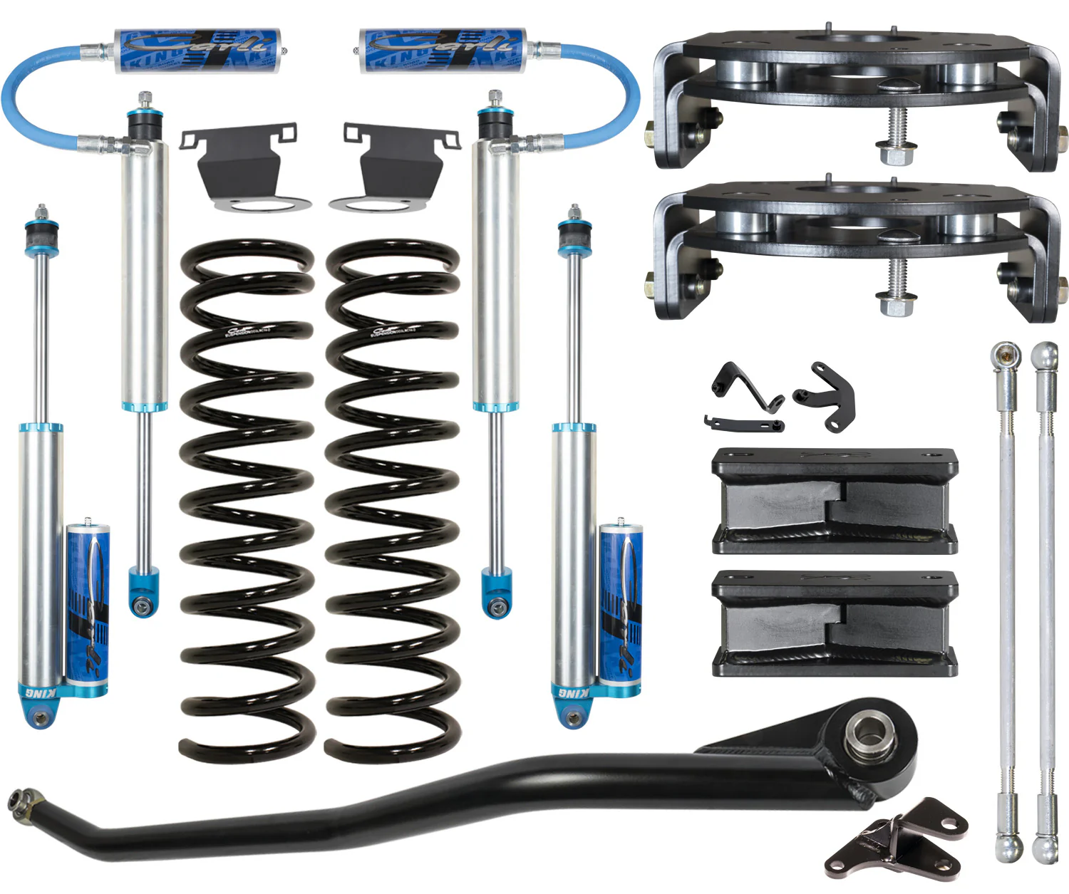 Carli Dodge 2.5" Lift - Leveling Pintop 2.5 System, AIR RIDE, BASE CS-DPT25-LVL-1419-D-AR