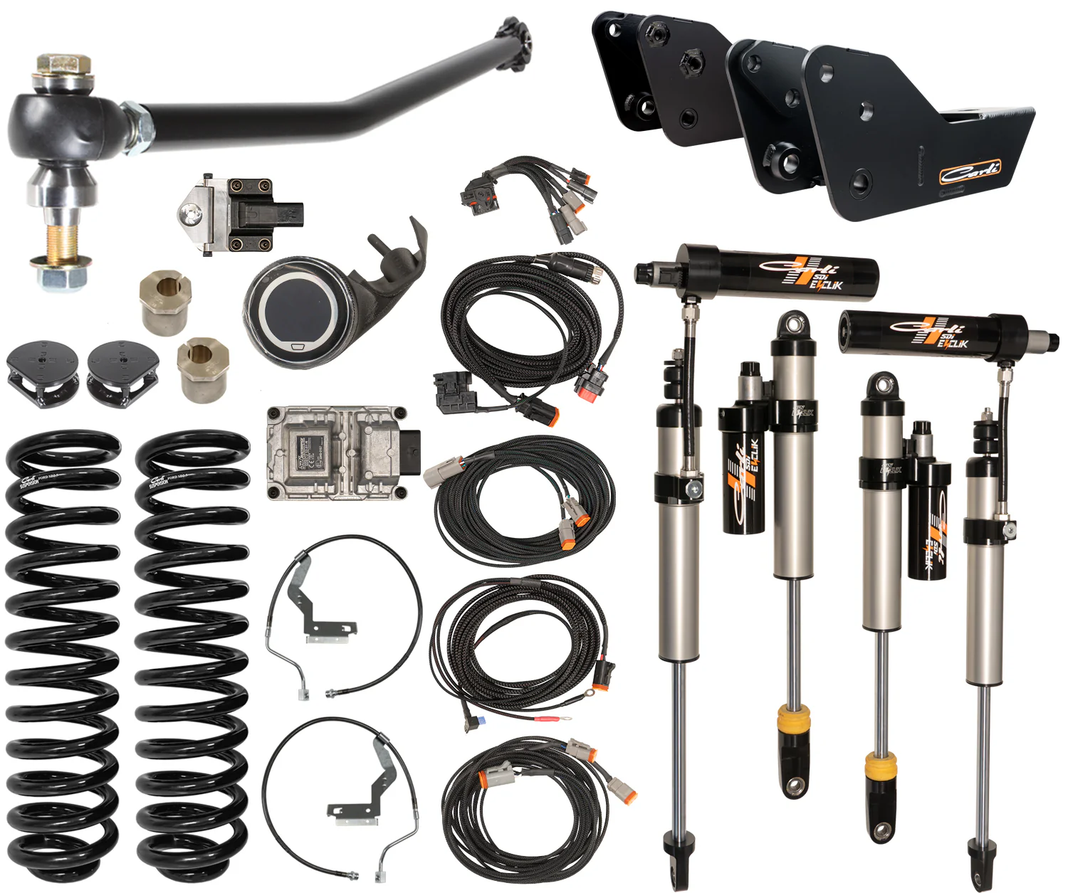 Carli Ford E-Venture Leveling System, BASE CS-FLVL-EV25-23-GAS