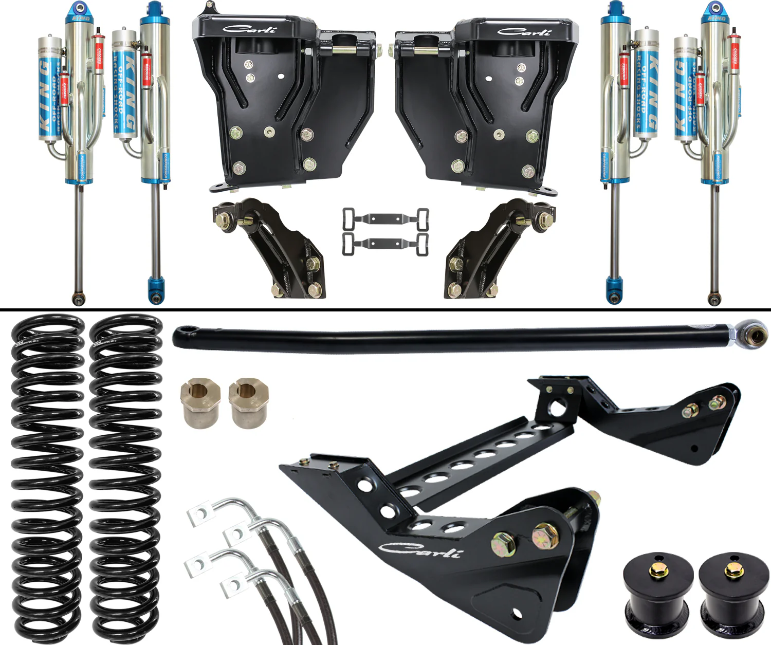 Carli Ford Unchained 4.5" Bypass System, BASE CS-F45-UC30-11
