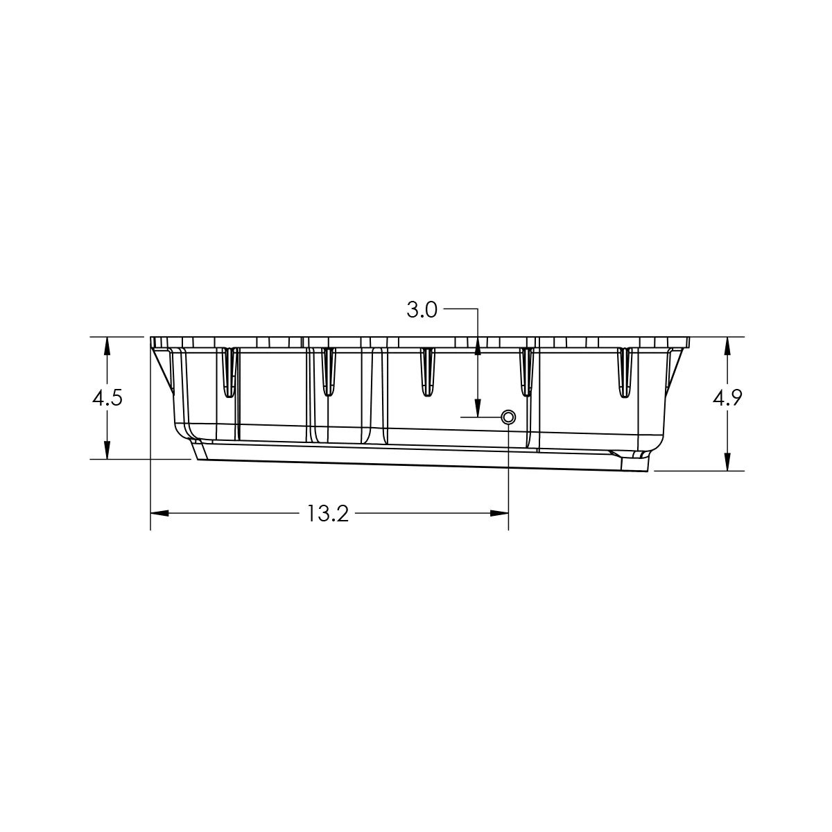 Deep 10L80 Transmission Pan GM 3.0L Duramax 2020-2023 Black 128051120 - Image 3