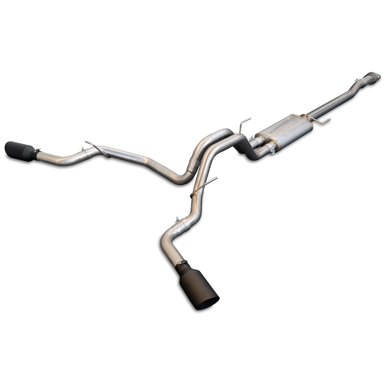 Exhaust Cat Back Ford F150 (2009-2014) Raw Tube Black Tips 317030020