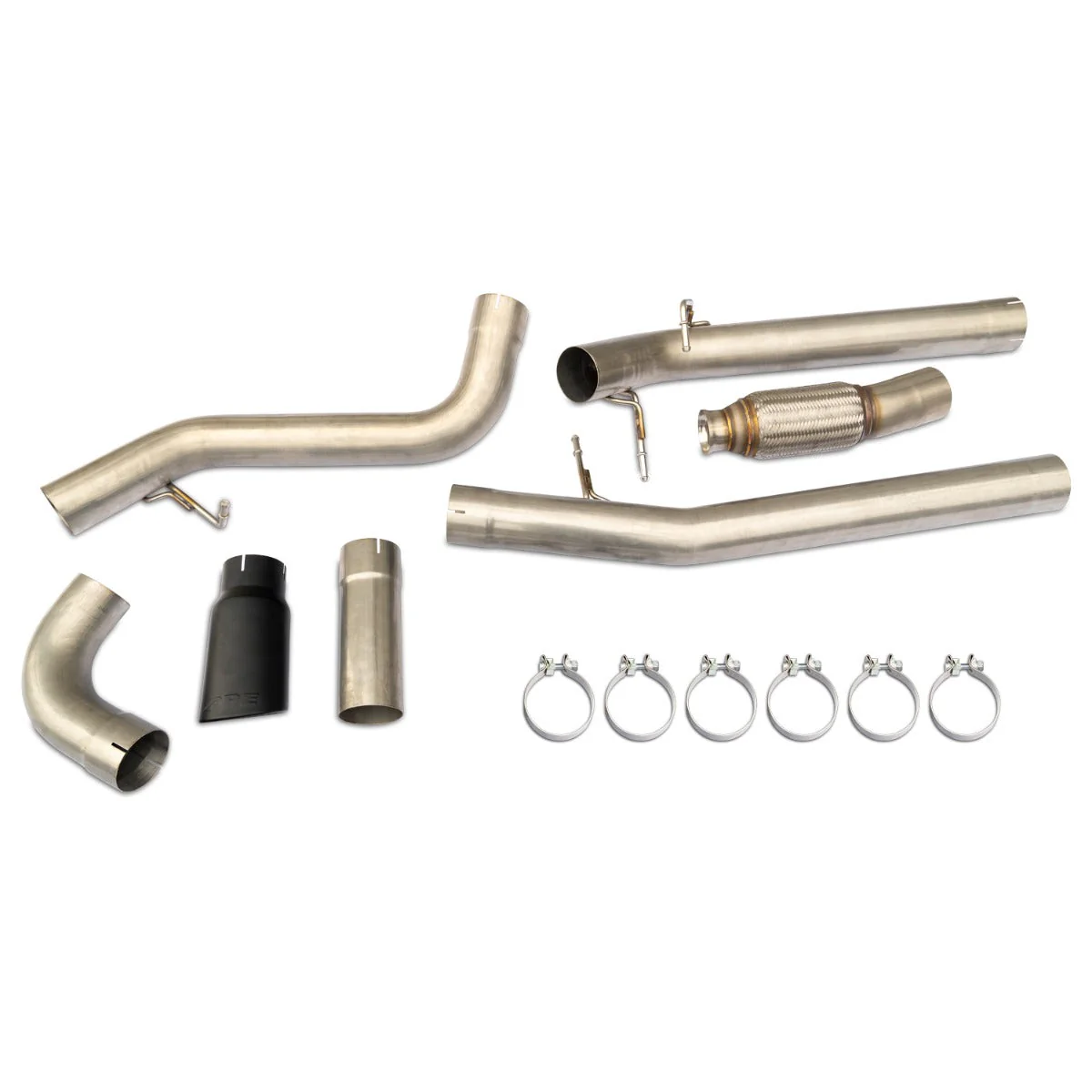 Exhaust Kit DPF-Back Single Tip 3.0L Duramax - Raw/Polish 117050030 - Image 2