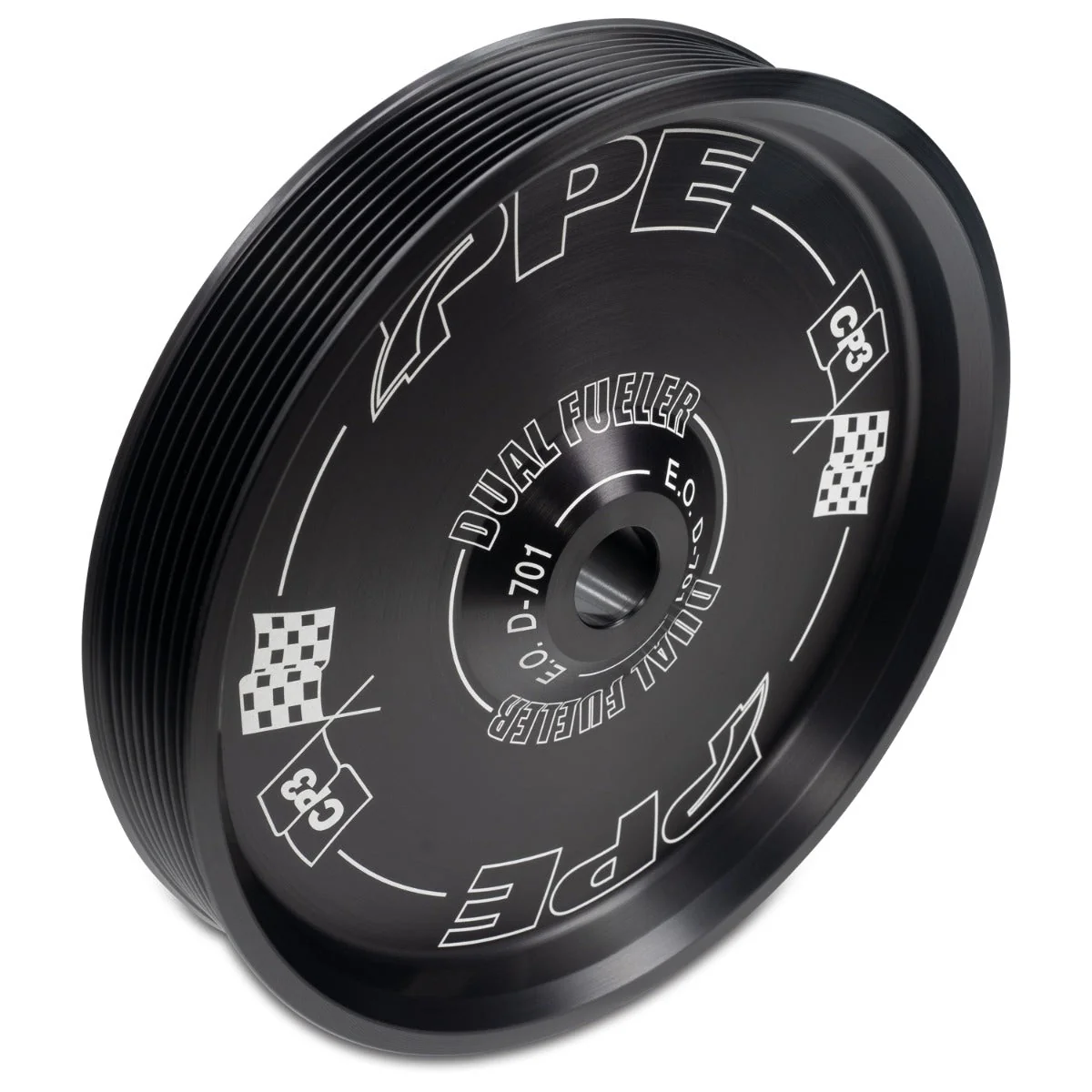 GM Dual Fueler Pulley Solid Face 113061070 - Image 3