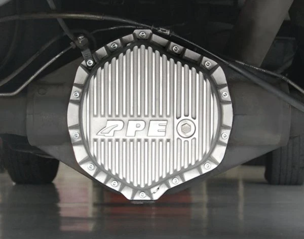 Heavy Duty Aluminum Rear Differential Cover GM/Dodge 2500HD/3500HD Black PPE Diesel 138051020 - Image 2