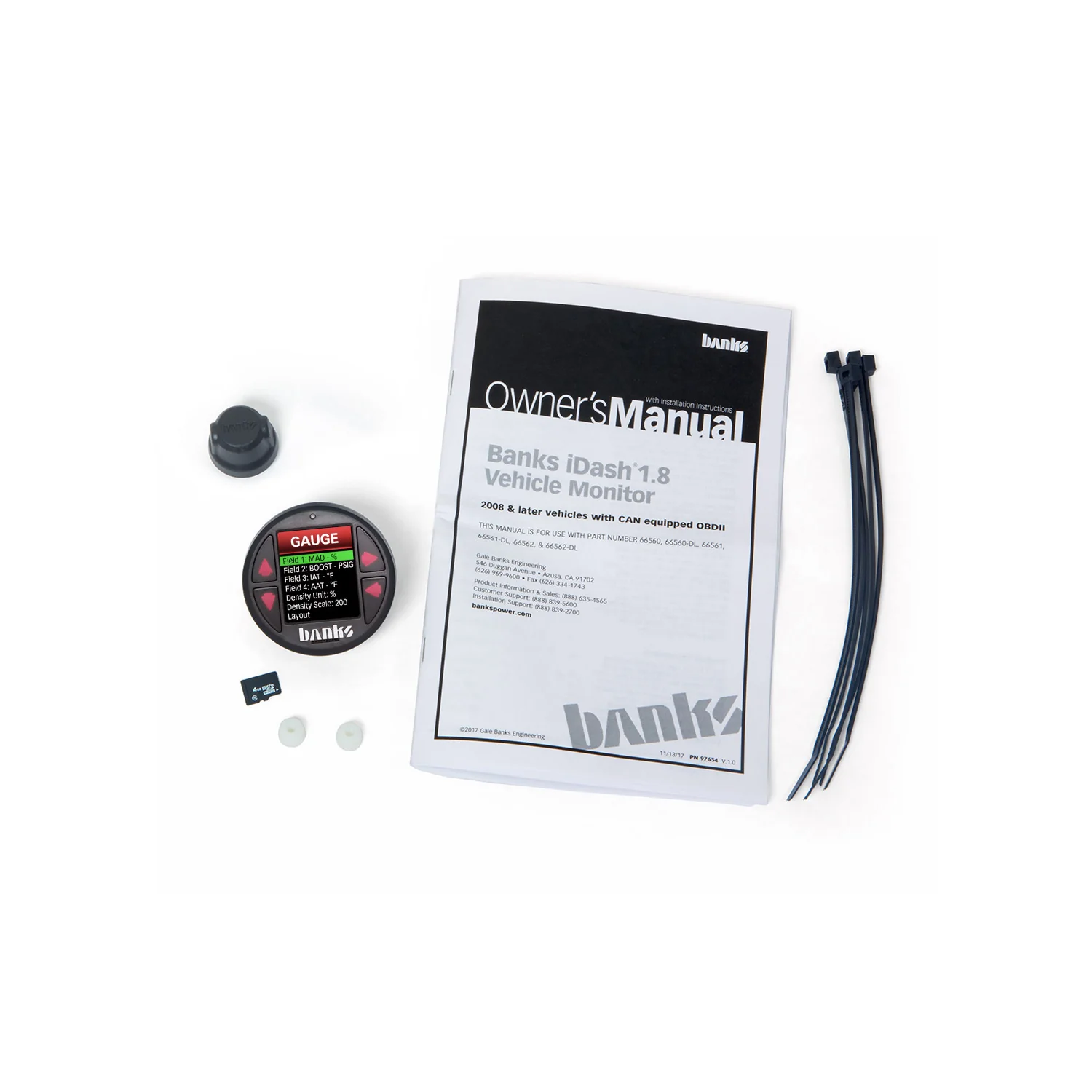 iDash 1.8 DataMonster for use with Derringer Tuner Banks Power 66761 - Image 2