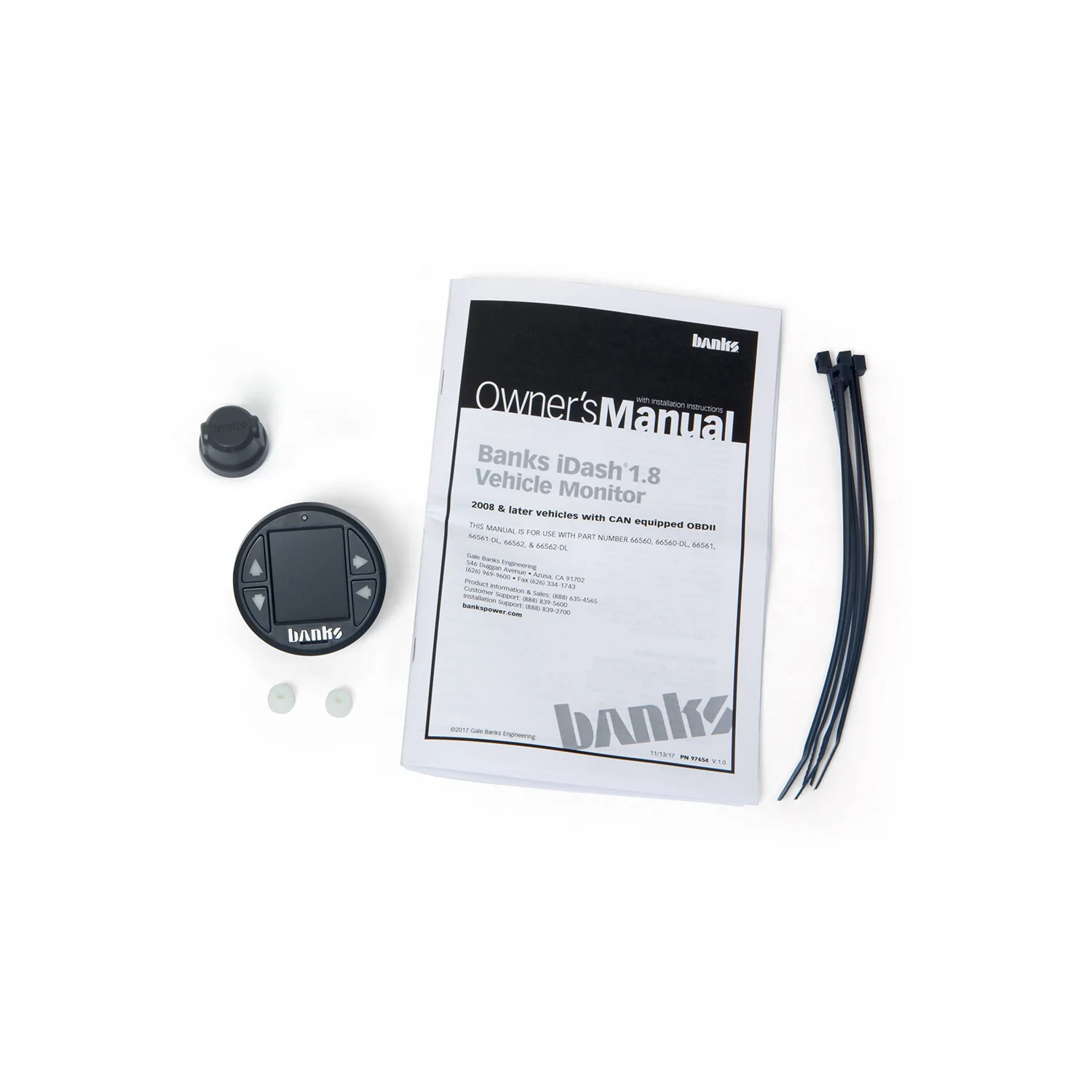 iDash 1.8 Super Gauge Derringer Tuner Banks Power 66561 - Image 2