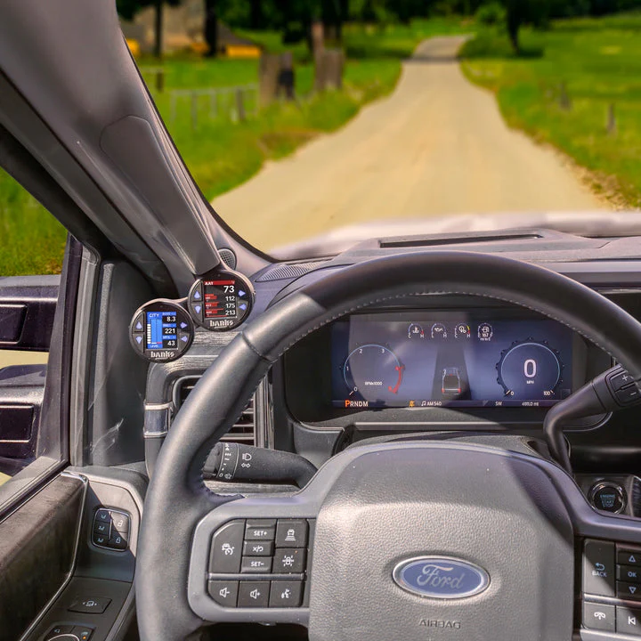 iDash Stealth Pod Mount for 21-25 Ford F-150 and 23-26 Super Duty Dual Pod Banks Power 63383 - Image 3