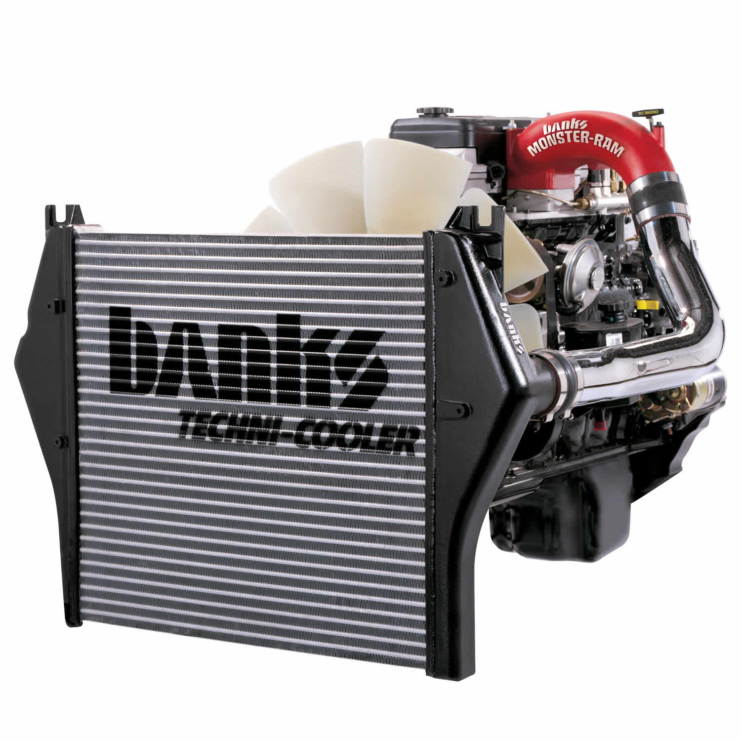 Intercooler System 06-07 Dodge 5.9L W/Monster-Ram and Boost Tubes Banks Power 25981 - Image 3