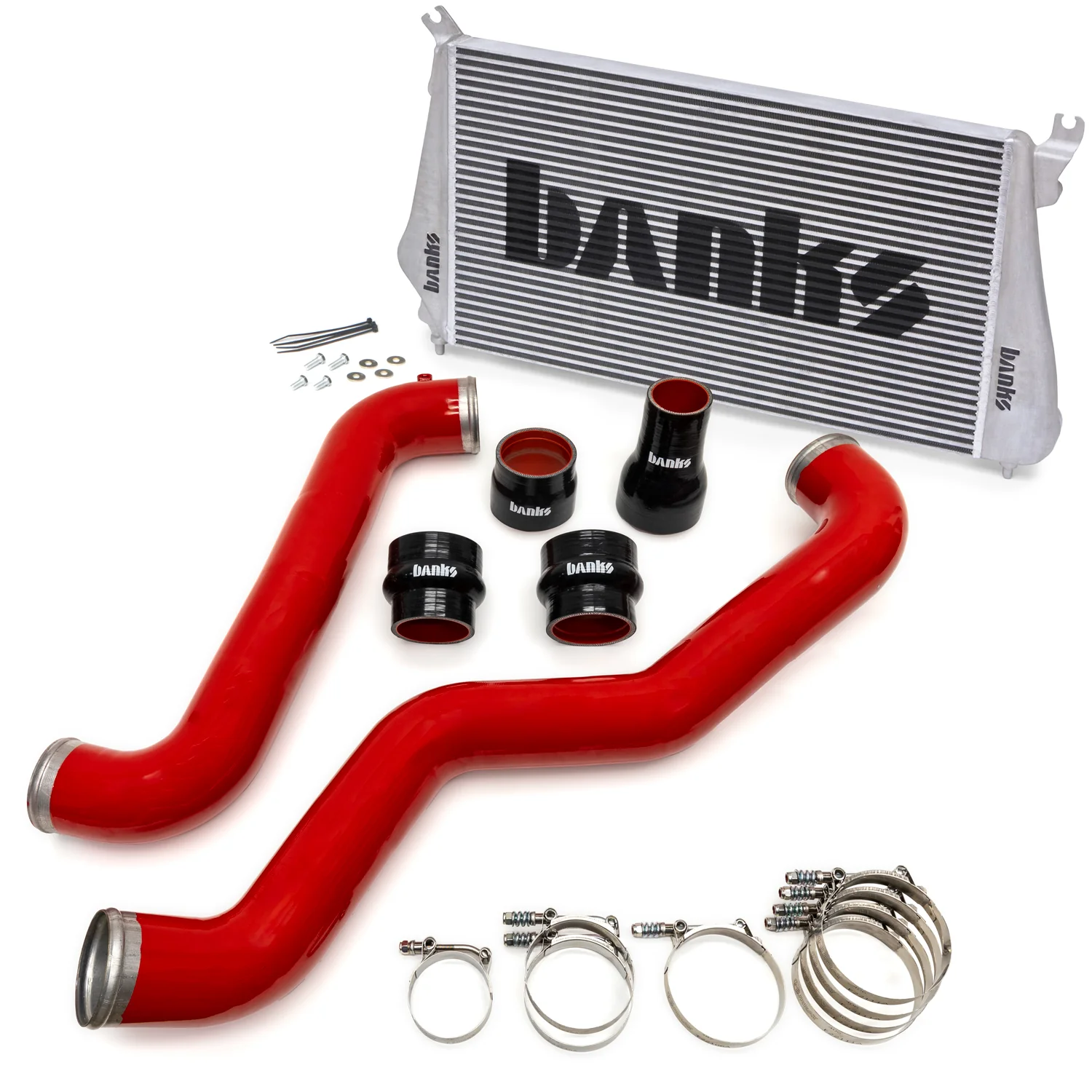 Intercooler System W/Boost Tubes 12-16 Chevy 6.6L Duramax Banks Power 25988 - Image 2