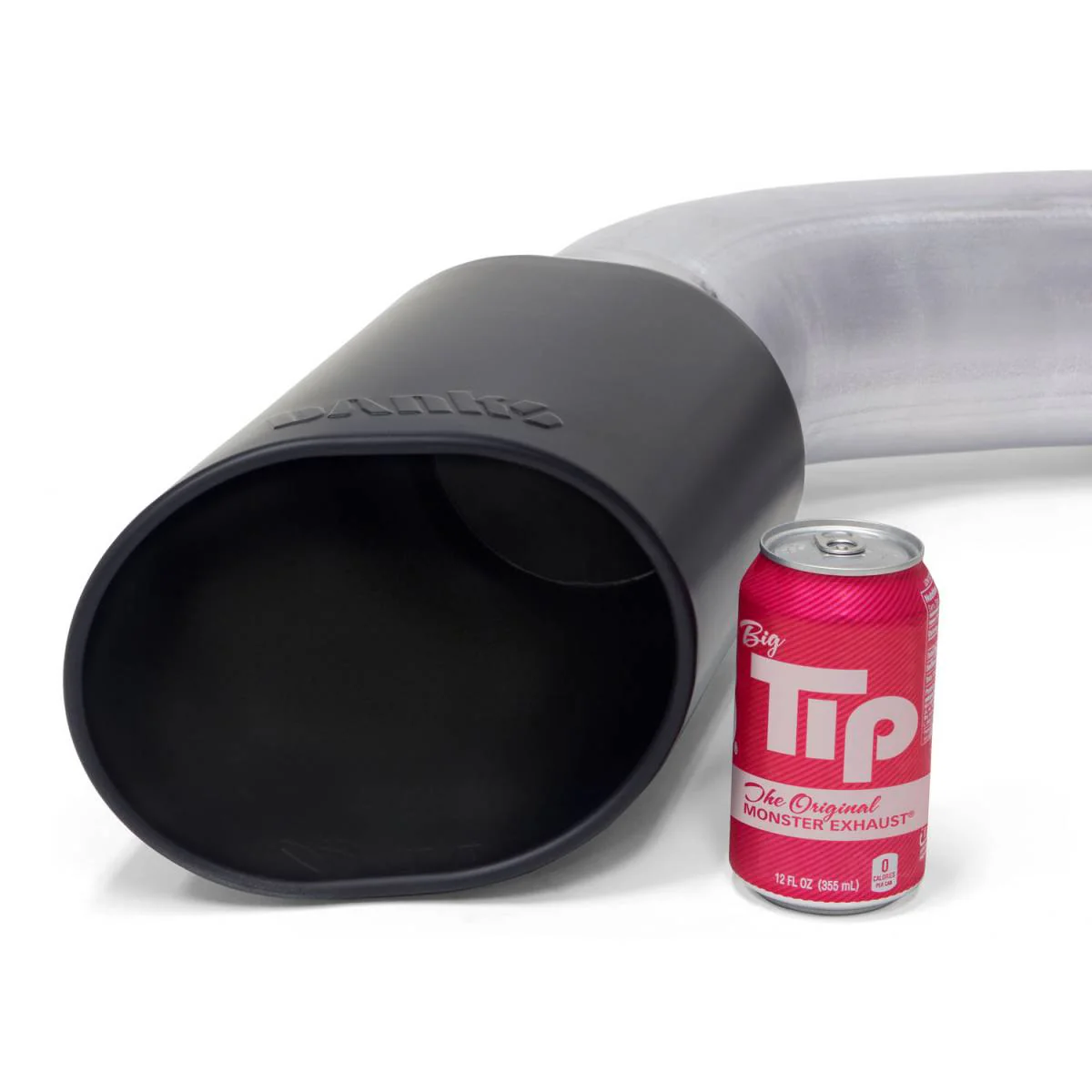 Monster Exhaust System 5-inch Single Exit Black Tip 17-25 Ford F250/F350/F450 6.7L Banks Power 49795-B - Image 4