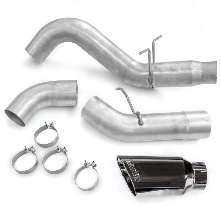 Monster Exhaust System for 11-15 Chevy/GMC 2500/3500 and (16 2500 Only) 6.6L Duramax LML (DRW) Chrome-Plated Stainless Tip Banks Power 49834 - Image 2