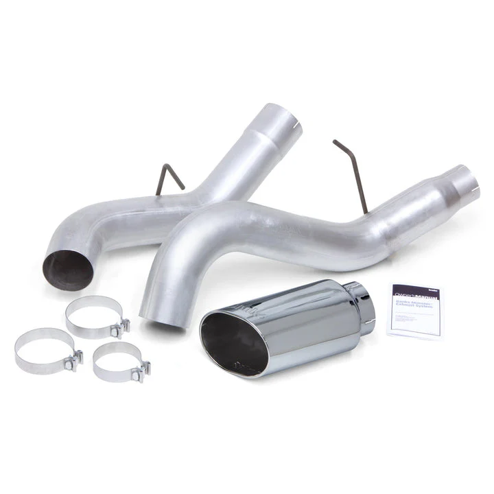 Monster Exhaust System for 11-15 Chevy/GMC 2500/3500 and (16 2500 Only) 6.6L Duramax LML (SRW) Chrome-Plated Stainless Tip Banks Power 48998 - Image 2