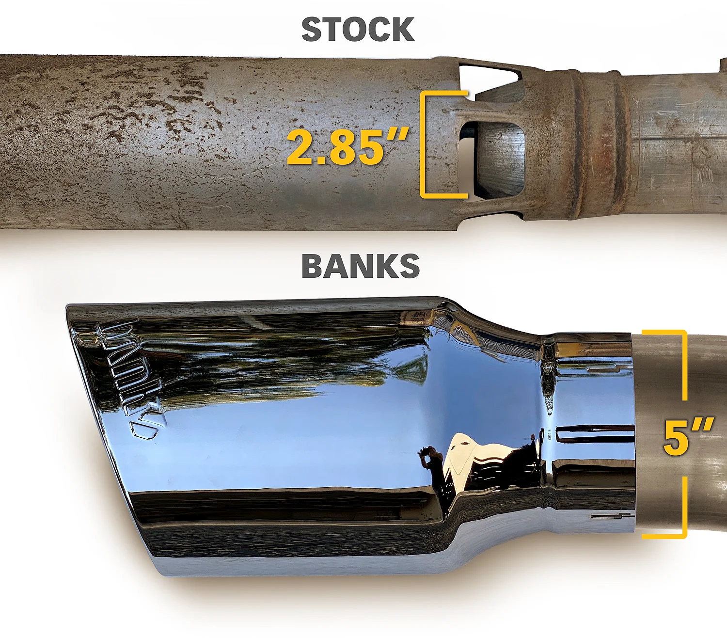 Monster Exhaust System Single Exit Black Tip for 20-22 Chevy/GMC 2500/3500 Banks Power 48997-B - Image 8